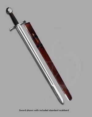 Holy Land Sword with Leather Scabbard