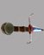Small image #3 for European Bastard Sword with Elegant Red Scabbard