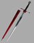 Small image #1 for European Bastard Sword with Elegant Red Scabbard
