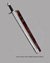 Small image #1 for Royal Knight Arming Sword with Leather Scabbard