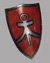 Small image #1 for Latex-Coated Foam Warrior Shield for Sparring or LARP