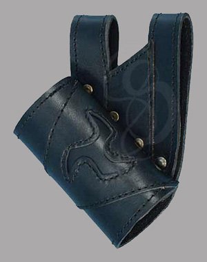 Two-Point Decorative Leather Frog for LARP Swords