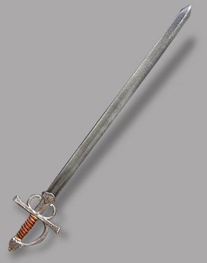 Durable 	LARP Foam Longsword with Rapier Hilt and Performance Core