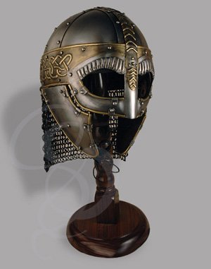 Viking Helmet from Beowulf and Grendel, with FREE Stand