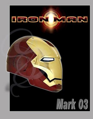 Limited Edition Mark 03 Helmet from Iron Man Movie