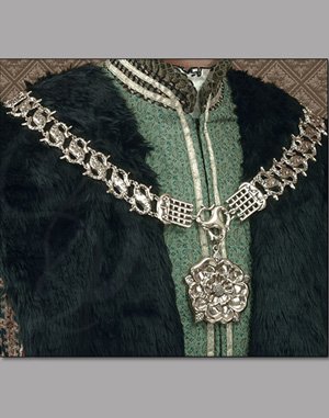 Reproduction of the Famous Chain of Esses in Silver