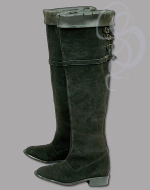 Official Henry VIII Suede Boots from The Tudors