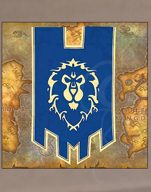 Wow Alliance Banner, Banner Wow Horde, Alliance Flag, Game Banners