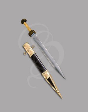Roman Gladius: Centurion's Sword with scabbard