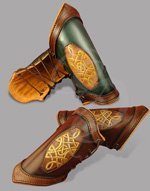 Premium Celtic Leather Bracers 