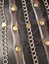 Small image #3 for Overlord Leather Bracers with Metal Chains