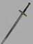 Small image #1 for Paladin, Greatsword - Two-Handed   with Brass Colored Hilt