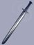 Small image #1 for Affordable Latex Medieval Knight Sword for Youths, or Adult Recreation