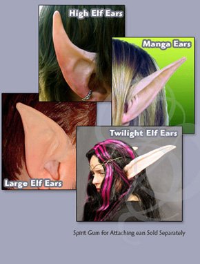 Latex Elf Ears for Costume Use