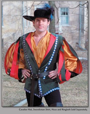 15th Century Slashed Doublet with Custom Trim