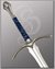 Small image #2 for <font color=#cc1111<B>Out of Stock!</B></font><BR> Lord of the Rings: Glamdring <BR>Sword of Gandalf  with Blue Scabbard