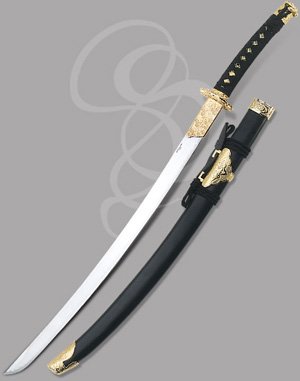 Gold Imperial Japanese Katana