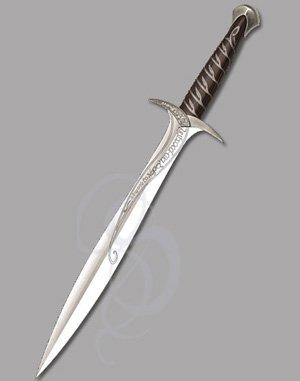 Licensed Frodo's Sword with Plaque (BIlbo's Sword too)