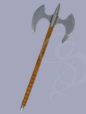 Dual Bladed Functional Battle Axe from Valiant Armoury