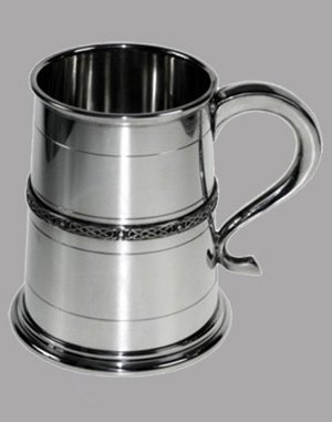 Pewter Celtic Tankard 1 Pint