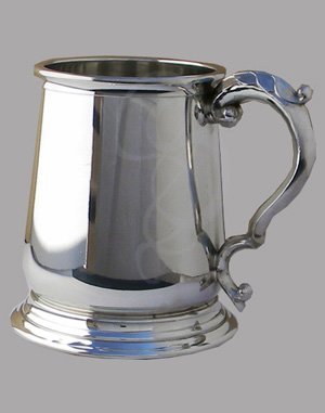 Pewter George III Tankard 1 Pint