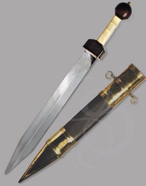 Pompeii Style Gladius with Bone Grip