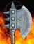 Small image #2 for Decorated Foam Battle Axe for Sparring or LARP