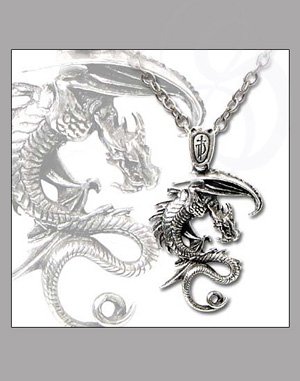 Vesuvea Fire Breathing Dragon Pendant